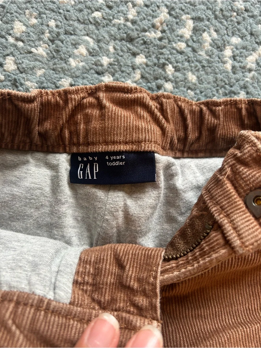GAP Kids Corduroy Pull-On Pants in Rust Brown